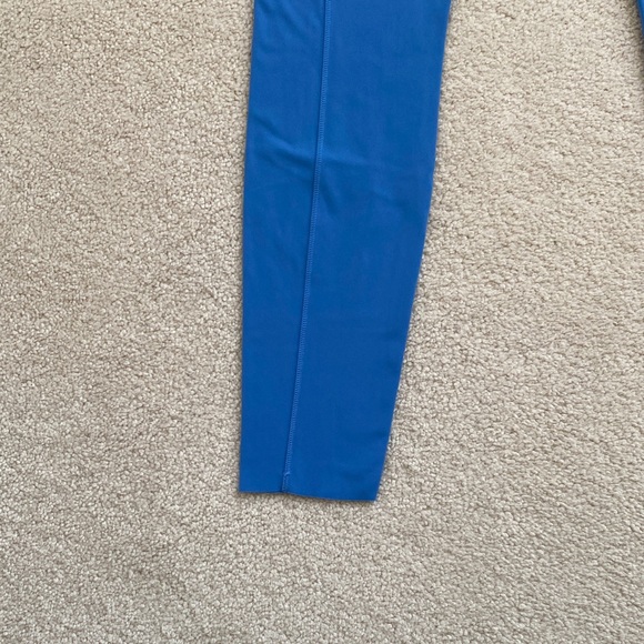 Lululemon Blue High Waisted Fast and Free Leggings - Picture 3 of 12